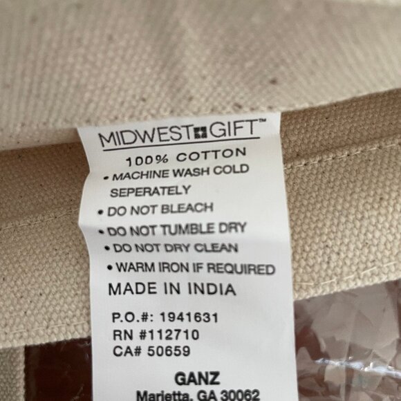 Strawberry Canvas Tote Bag "Berry Sweet" ~ New with Tags - Picture 4 of 6